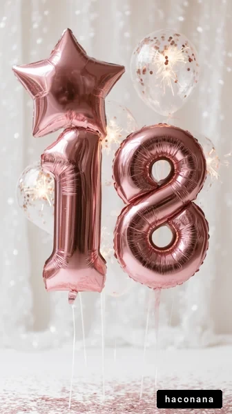 華やかな18歳の誕生日