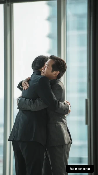 ビジネスシーンでの感動の再会