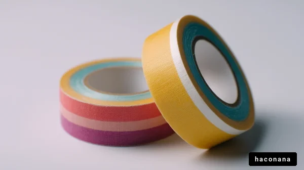 カラフルなマスキングテープ