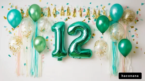 バースデーパーティーの飾り付け