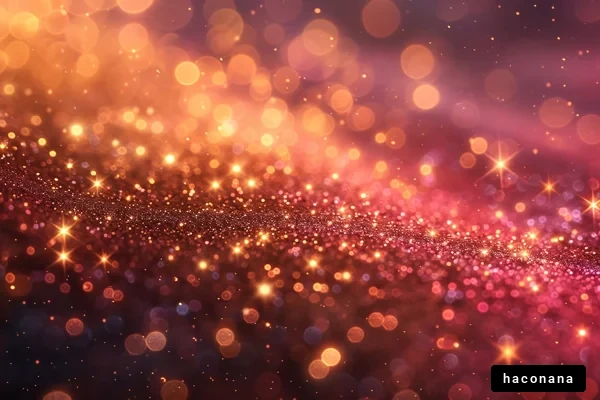 輝く背景の美しい光