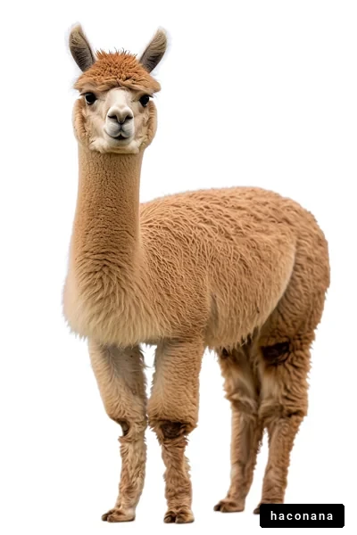 かわいいアルパカの姿