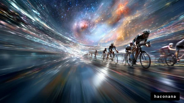 宇宙を駆けるサイクリストたち