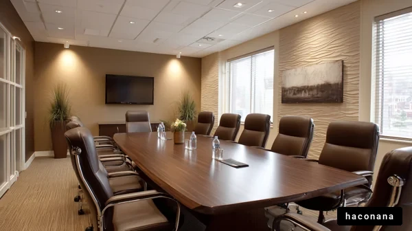 会議室のスタイリッシュな空間