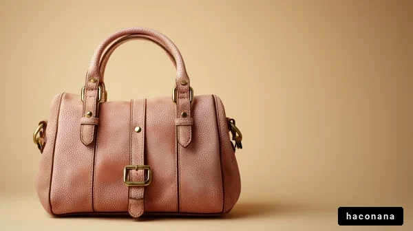 おしゃれなピンクのバッグ