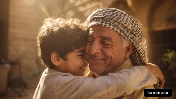 祖父と孫の温かな絆