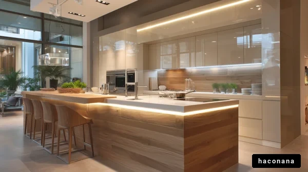 モダンなキッチンのインテリア