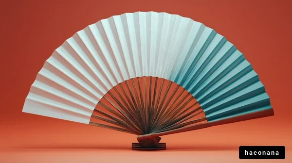 美しい扇子のアート