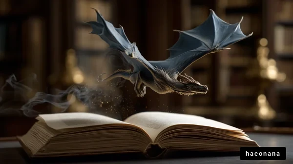 魔法の本とドラゴン
