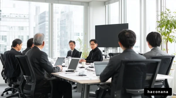 会議室でのビジネスシーン