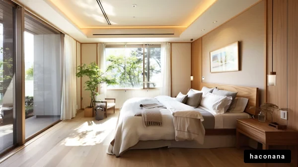 明るい木の温もりの部屋