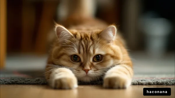 伸びる猫の可愛さ