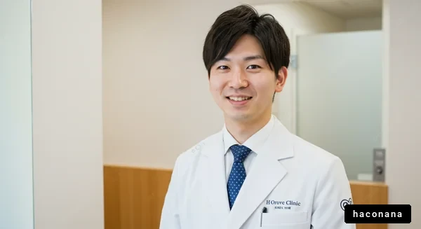 笑顔の若い医師