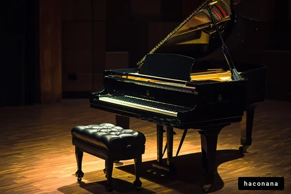ピアノと椅子の美しい空間