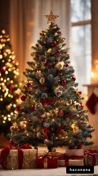 華やかなクリスマスツリー