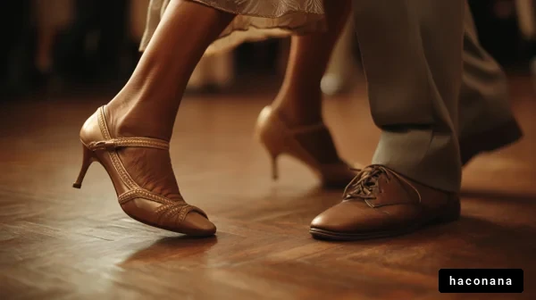 ダンスの情熱的な一瞬