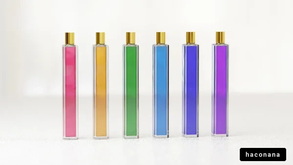 カラフルな瓶のコレクション