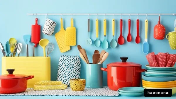 カラフルなキッチン用品