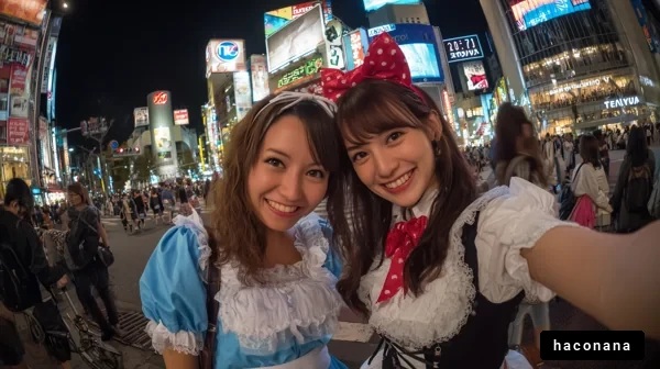 渋谷のコスプレ女子たち