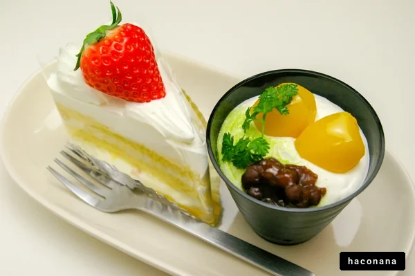 おいしいデザートの盛り合わせ