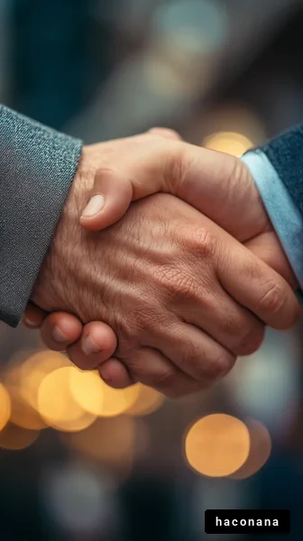 ビジネスでの握手