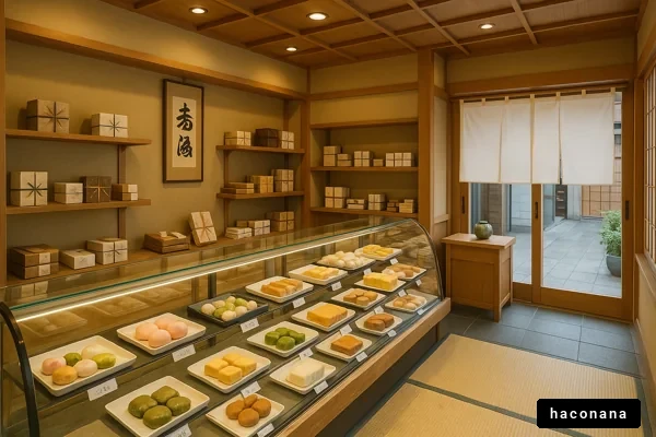和菓子の店舗内観