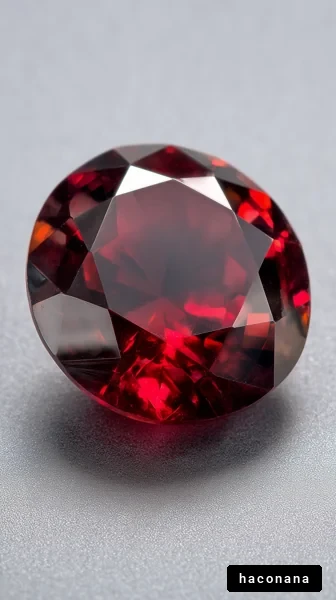 美しい赤い宝石