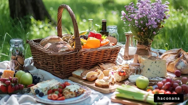 美しいピクニックの風景