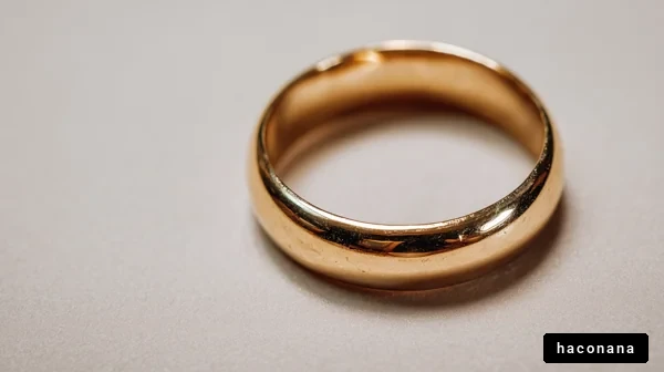 光沢のある結婚指輪