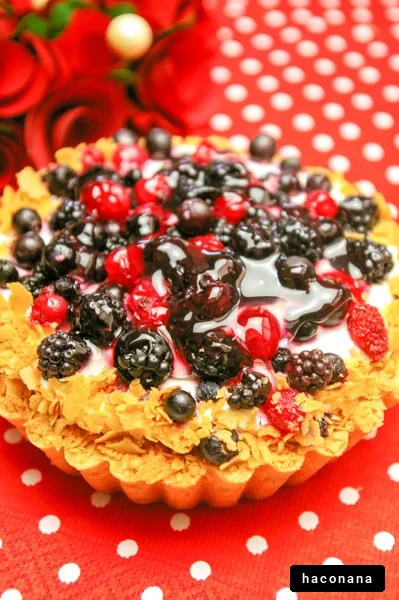 ベリーたっぷりのタルト