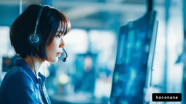 オフィスで働く女性