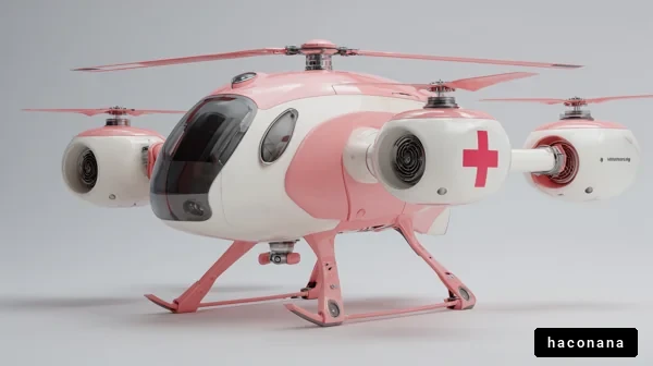 医療用ヘリコプターのデザイン