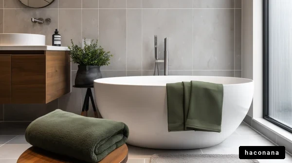 モダンなバスルームの風景