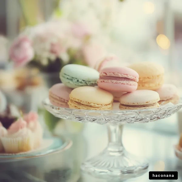カラフルなマカロンの盛り合わせ