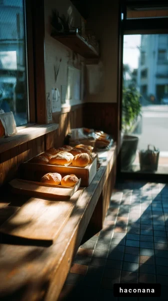 温かいパンのあるカフェ