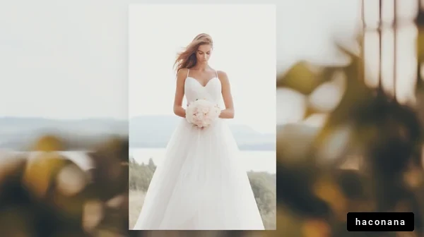 美しい花嫁の姿