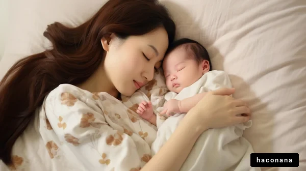 母と子の愛情あふれるシーン