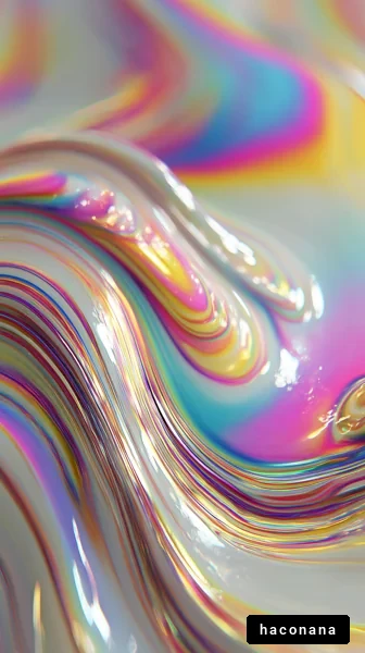 色彩の流れと光の遊び