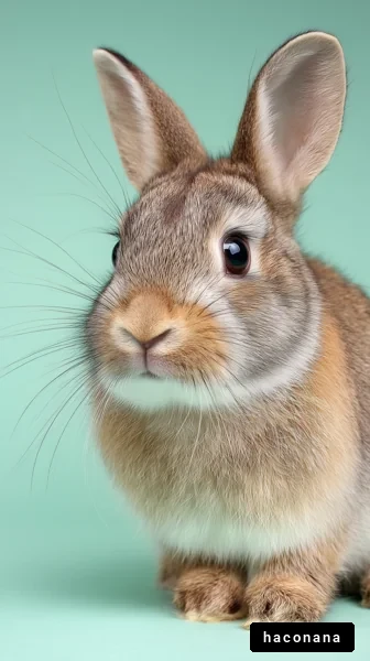 かわいいウサギのポートレート