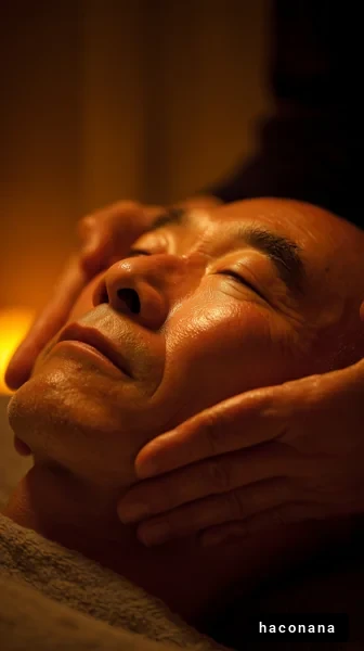 リラックスしたマッサージ風景