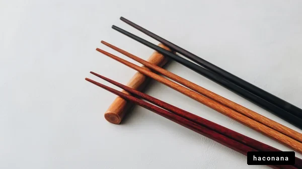 多様な箸の美しさ