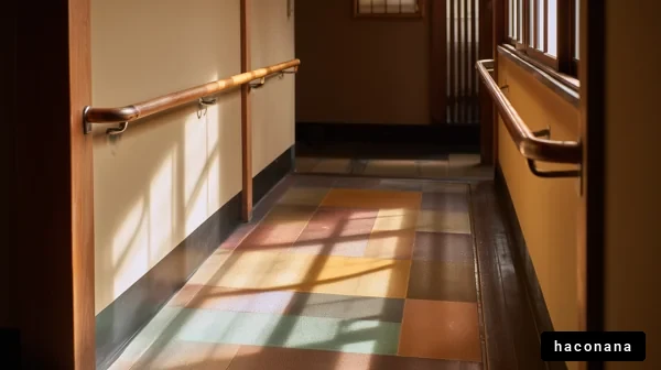 明るい廊下の風景