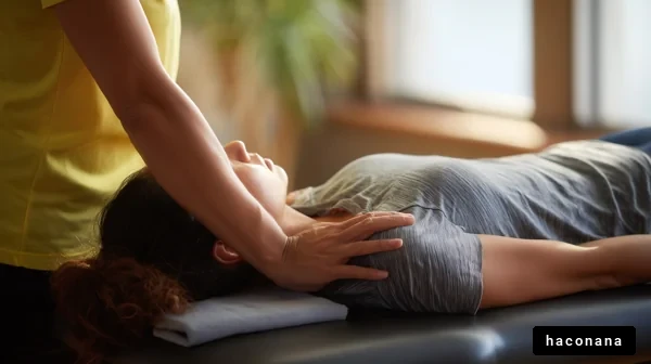 マッサージセラピーの瞬間