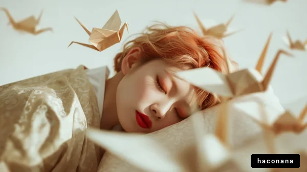 夢の中の折り鶴
