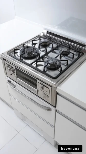 最新式のガスコンロ