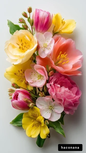 色とりどりの花束