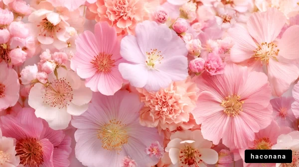 華やかな花々のコレクション