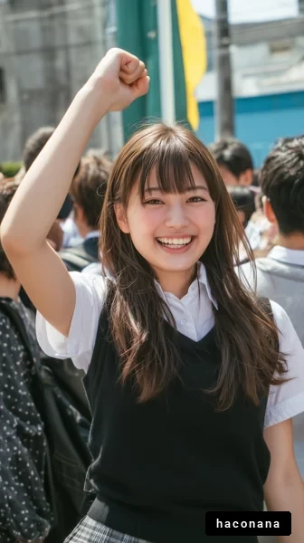 若者の活気あふれる瞬間