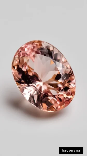 美しいピンクの宝石