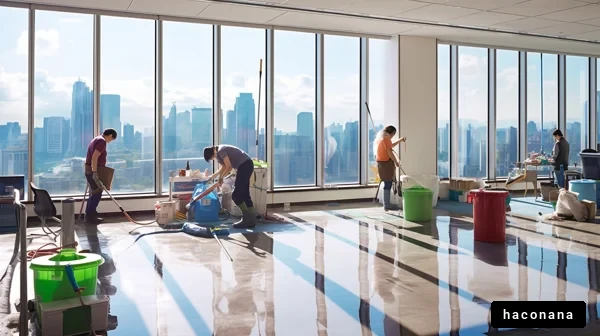 オフィス清掃の風景